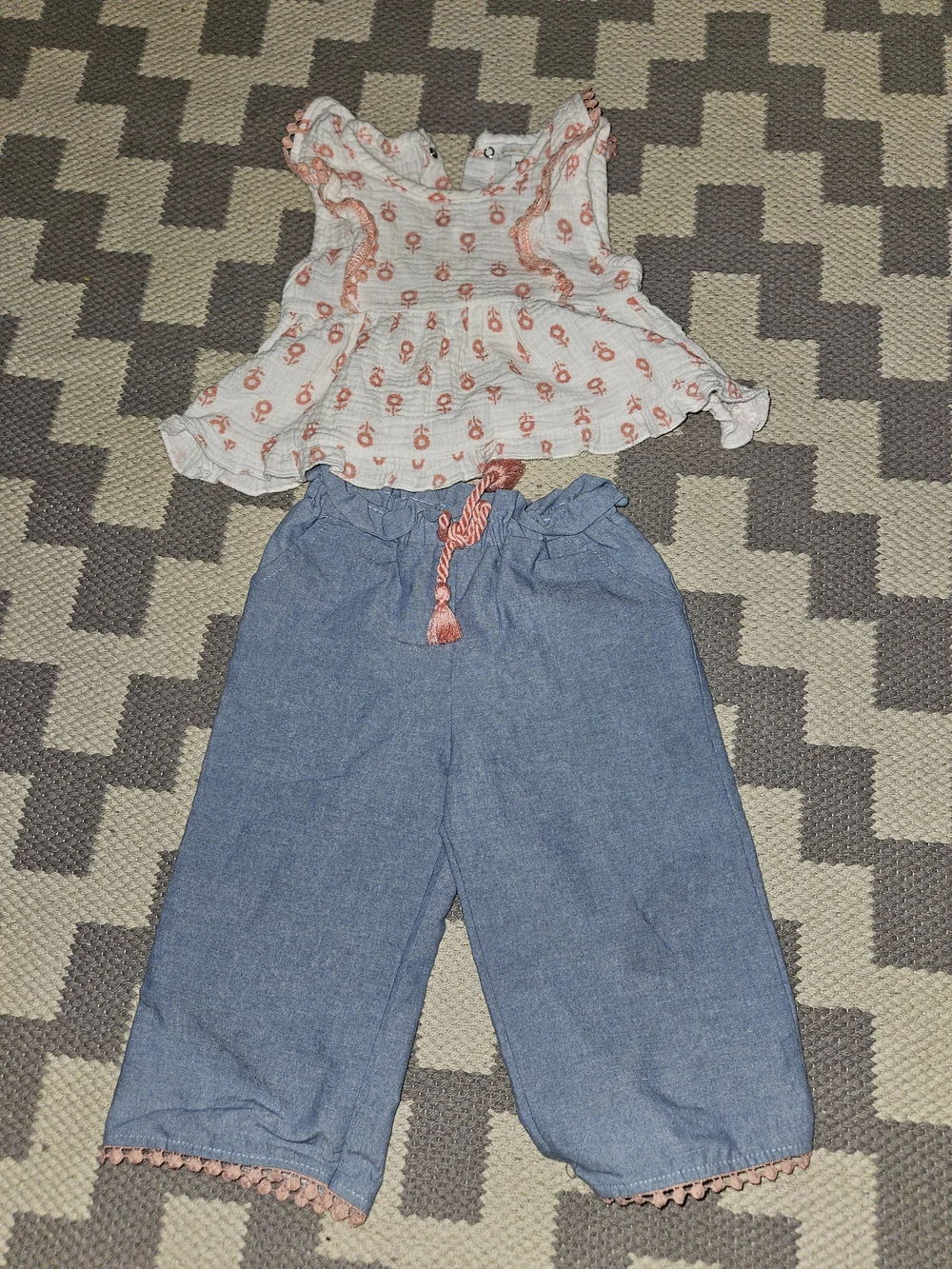 Bundle Of 3 Outfits - Size 18 Months, All 100% Cotton.